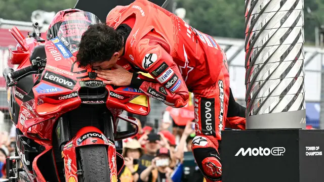 Katakata Pertama Marc Marquez usai Pastikan Titel Juara Dunia MotoGP 2025 di Motegi Bicara sambil Menangis