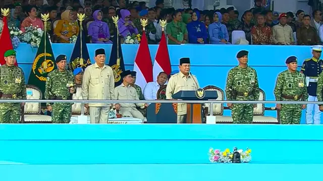Prabowo di HUT TNI Sampai Detik Ini Kekayaan Alam Kita Masih Banyak Dicuri